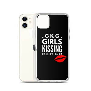 LGBTQ+ .GKG. Girls iPhone Cell Phone Cases | iPhone 7-13 PRO MAX | BLACK - Picture 1 of 5
