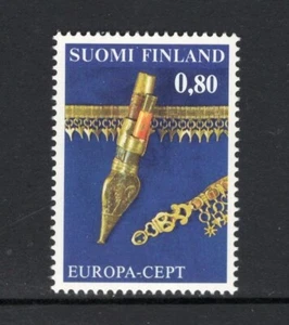 Finlandia 1976 EUROPA, CUCHILLO DE VOYRI, FUNDA Y CINTURÓN MNH Sc 587 - Imagen 1 de 1