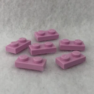 LEGO 3023 Bright Pink Plate 1 x 2 (x6) - Picture 1 of 2
