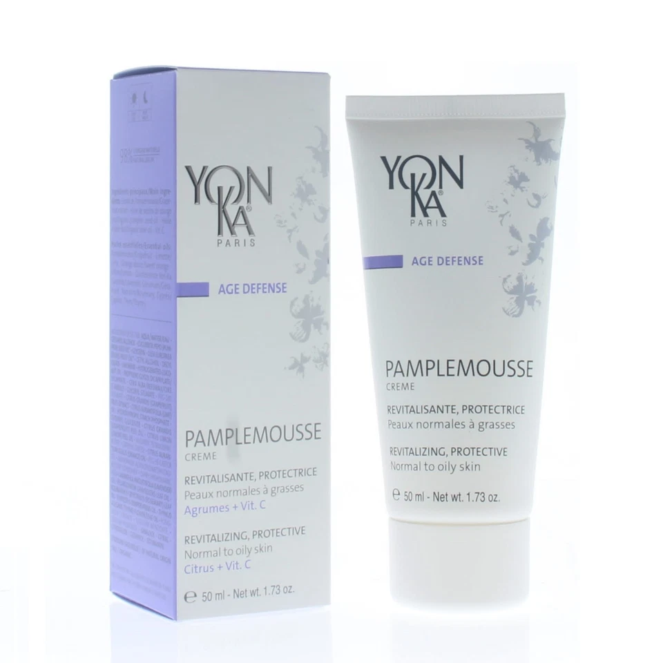 Yonka Pamplemousse PNG Vitalizing Cream Normal Oily Skin 1.72 Oz 50ml Design
