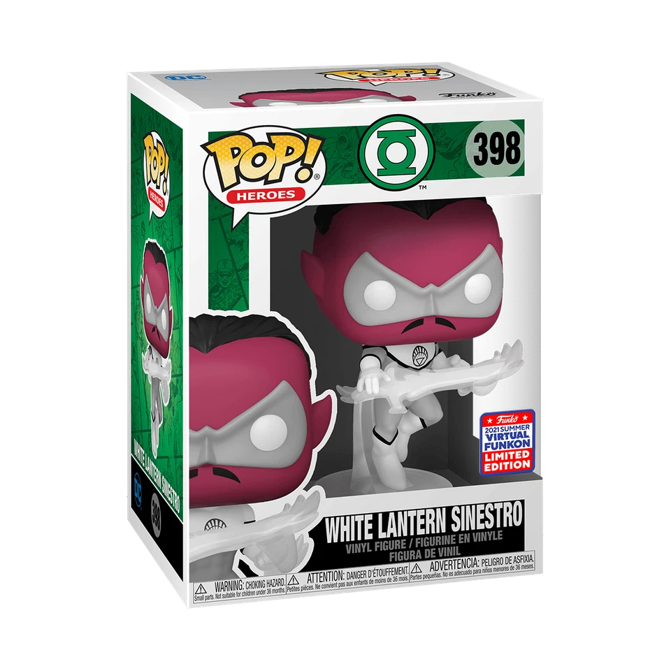 Funko Pop! Vinyl: DC Universe - White Lantern Sinestro - San Diego Comic Con Hot Topic (Exclusive) #398