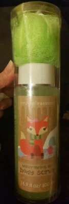 Simple Pleasures Watermelon Ice Body Scrub And Loofah Set 16.9 Oz/500ml - Image 1 of 2