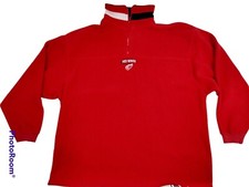 Vintage 1990's Detroit Red Wings Fleece Pullover Red Pro Edge NHL XL 1/4 Zip 