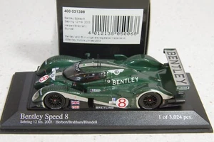 1/43 Minichamps Bentley Speed 8 Sebring #8 2003 400 031398 - Picture 1 of 11