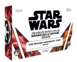 2023 Topps Star Wars Signature Series Factory Sealed Hobby Box ONE ENCASED CARD - Picture 1 of 1