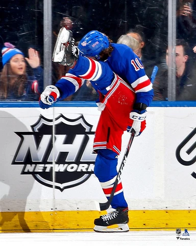 Artemi Panarin New York Rangers Unsigned Goal Celebrate Photo Cover