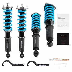 24 Click Damper Adjustable Coilover Struts For Lexus GS300/GS400/GS430 1998-2005 - Picture 1 of 12