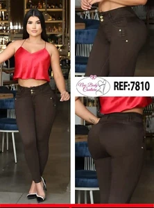 Jeans Bon Bon up Levanta cola colombianos butt lifter high waist 7810 - Picture 1 of 5