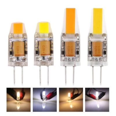10x G4 LED COB Warmweiß 1W 1,6W Dimmbar AC DC 12V klar Ersatz Halogen 10W 20W - Bild 1 von 4