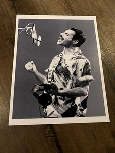 FREDDIE MERCURY Kunstdruck Foto 8" x 10" QUEEN Sänger Keller Dekor Musik - Bild 1 von 1