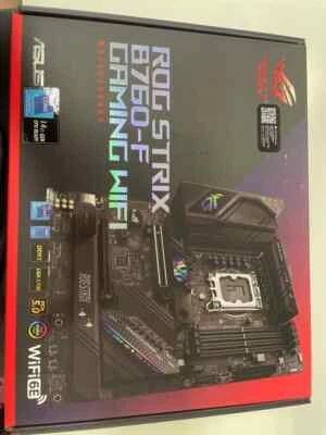 ASUS ROG Strix B760-F Gaming WiFi PlacaBase Intel B760 (LGA 1700 ATX, 16+1 DrMOS - Imagen 1 de 4