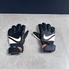 Nike GoalKeeper GK Match Gloves Black White Size 3 New!