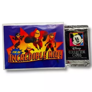 Disney Birthday Greeting Card The Incredibles with Disney Card PACK - Picture 1 of 3