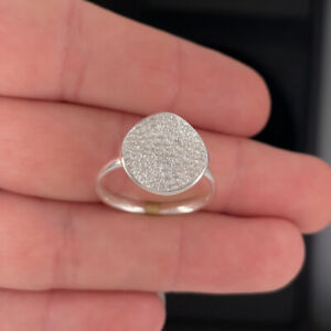 Ippolita Starburst Diamond Pavé With Sterling Silver Ring New $1195
