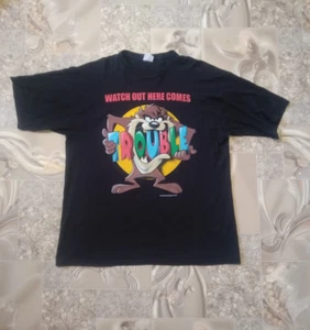 Vintage Men's t-shirt Looney Tunes Tasmanian Devil 1992 Size XL - Picture 1 of 4
