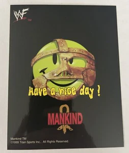 Mankind WWF (TM) Wrestling 1999 Super Size Sticker 5.25” X 4.125” - Bild 1 von 2