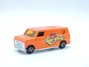 YATMING/WELLY/SPEED WHEELS 1980 Bedford Sun Van Orange Diecast Hong Kong - Picture 1 of 8