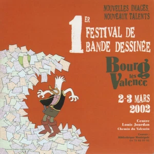 TRONDHEIM DEPLIANT 1er FESTIVAL DE BANDE DESSINÉE BOURG-LÈS-VALENCE 2002 - Picture 1 of 1