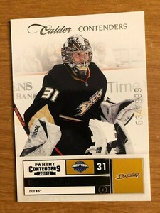 2011/12 Panini Contenders Calder Iiro Tarkki Anaheim Ducks 634/999