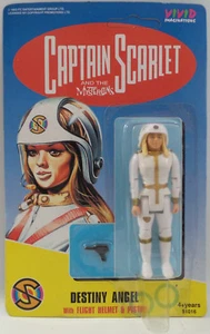 CAPTAIN SCARLET : DESTINY ANGEL CARDED ACTION FIGURE MADE IN 1993 - Picture 1 of 4