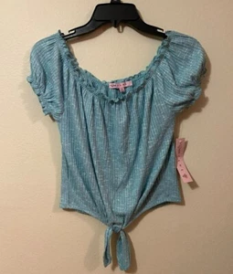 Nuevo con etiquetas Crave Fame azul verdoso para mujer talla XS corbata inferior por favor leer - Imagen 1 de 5