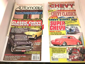 5 VTG Classic Chevy Builders Guide Collectible Automotive Cars Magazines - Picture 1 of 3