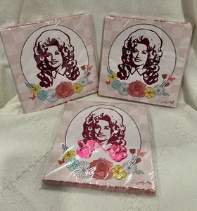 Dolly Parton 3 paquetes 2 capas - 16 servilletas de almuerzo cada paquete 12,8 pulgadas x 12,7 pulgadas SELLADAS - Imagen 1 de 2