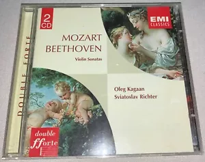 Sviatoslav Richter Oleg Kagan: Mozart Beethoven Violin Sonatas (2CD, EMI) - Foto 1 di 2