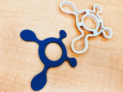 Cortador de galletas o fondant Orange Theory Fitness frecuencia cardíaca punto de salpicadura, Play Doh Foto 1 de 4