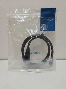 Cable XLR macho a macho 3,5 mm 3 pies - Imagen 1 de 1