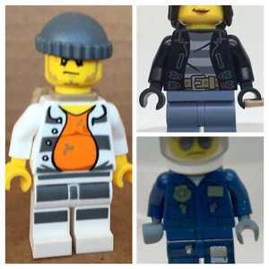 LEGO ® City minifiguras del set 60131 Crooks Island - cty0383a cty0642 cty0643 - Imagen 1 de 16