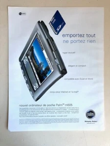 Publicité de presse de 2002- PALM m 505- French Ad - Foto 1 di 1