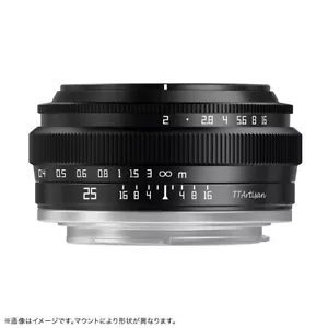 TTArtisan 25mm f/2 for Micro Four Thirds (M4/3, MFT) mount camera =Black= - Picture 1 of 4