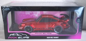 JADA Pink Slip 1:18 Scale Die Cast RAUH-WELT BEGRIFF Red Porsche RWB 964 - NEW - Picture 1 of 10