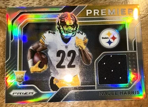 🏈🏈 2021 Prizm NAJEE HARRIS Chargers SILVER Refractor GAME-USED JERSEY RC🏈🏈 - Picture 1 of 1