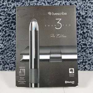 Livescribe Smartpen 3 Pro Edition con cubierta de cuero para cuaderno con nuevo cuaderno - Imagen 1 de 22