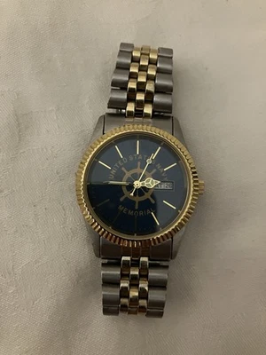 Reloj de pulsera vintage conmemorativo de la Marina de los Estados Unidos para hombre no funciona Foto 1 de 3