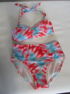 SET OF TWO GIRL'S TWO PIECE SWIMWEAR-SIZE: MEDIUM (7-8 YR. OLD) - FREE SHIPPING - Picture 1 of 11