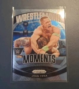 WWE Insert Card # 29 JOHN CENA Panini Prizm 2024 WRESTLEMANIA MOMENTS Wrestling - Bild 1 von 2