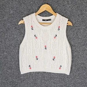 Sportsgirl Knit Top Womens Size XS White - Bild 1 von 8