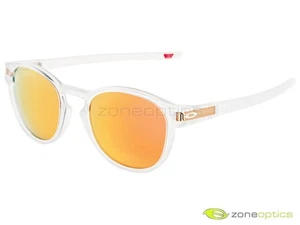 Oakley Latch Polarized Sunglasses OO9265-5253 Matte Clear/Prizm Rose Gold - Picture 1 of 1