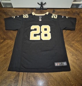 Nike New Orleans Saints Adrian Peterson Jersey Youth X Large Black No. 28 #636g - Picture 1 of 13