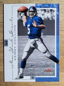 2001 Fleer Genuine #98 Kerry Collins - Picture 1 of 2