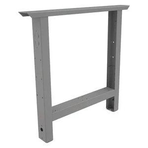 TENNSCO AL-3236 MED GREY Adj. Leg,3Wx36Dx27-7/8 to 35-3/8H,Gray 9WRV2 - Picture 1 of 1