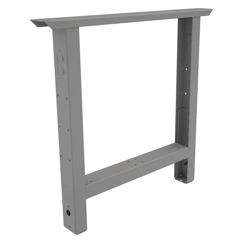 TENNSCO AL-3236 MED GREY Adj. Leg,3Wx36Dx27-7/8 to 35-3/8H,Gray 9WRV2 - Image 1 of 1