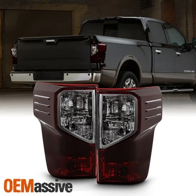 For 2016-2022 Nissan Titan XD Tail Lights w/ Utility Bed Rear Lamp Smoked Lens - Image 1 of 4