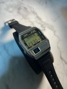 Raro Reloj Pulsera CASIO BP-300 Años 90 Vintage Hombre Digital Negro Usado Artículo Sin Caja - Imagen 1 de 9