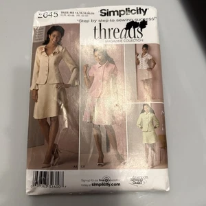 Simplicity 2645 Gr. 14 -22 Rock Jacke Anzug Muster - ungeschnitten - Bild 1 von 10