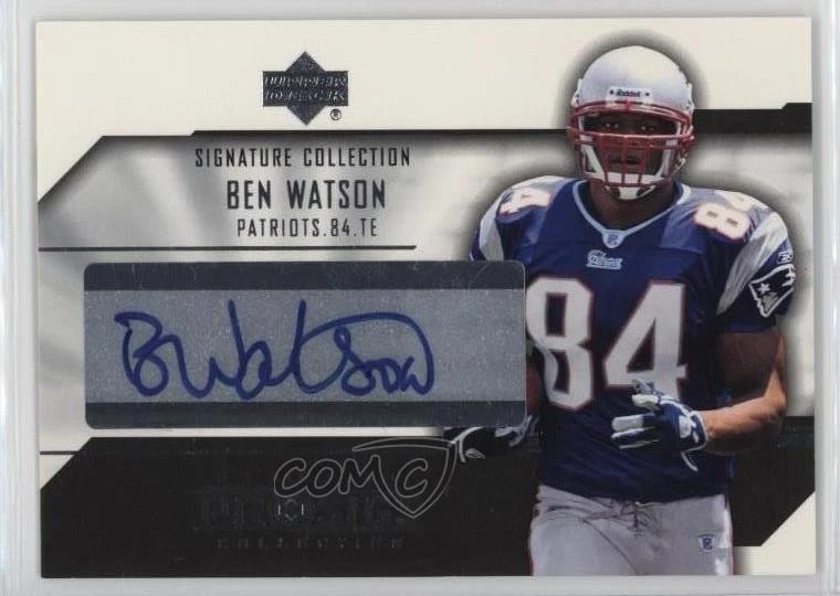 2004 Upper Deck Pro Sigs Signature Collection Ben Watson #SC-BW Rookie Auto RC - Image 1 of 2