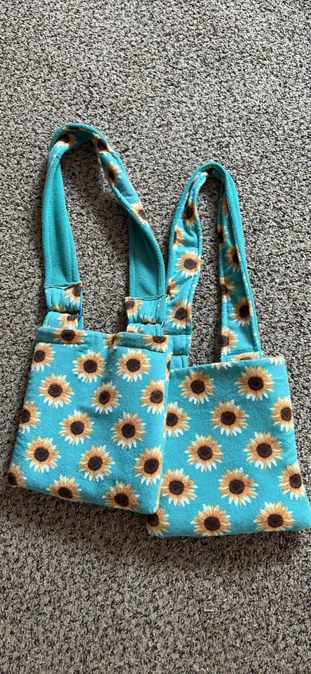 Juego de 2 bolsas de abrazo de lana caseras para conejillo de indias pequeño animal acogedor cálido Foto 1 de 2